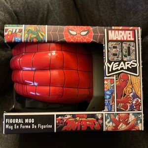 NWT Marvel 80 Years Spider-Man Figural Mug Limited Release